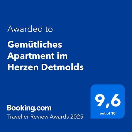 Gemuetliches Apartment Im Herzen Detmolds Exteriör bild